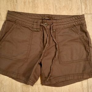 Prana Grey Khaki Shorts (size 0)